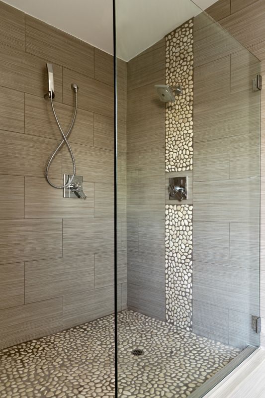 Elegant Shower with Modern Tiles
